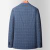Lesboet Men's Slim Fit Plaid Blazer - Casual Korean Style for All Ages