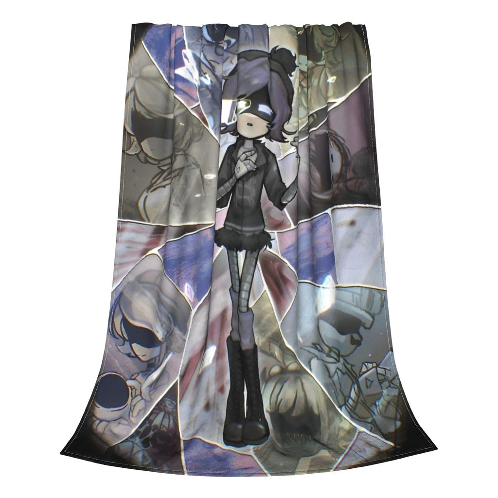 Murder Drones N and Uzi Fleece Throw Blanket  Blanket for Home Travel Warm Bedroom Quilt