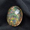 Certified Lab Created Multicolor Opal 10.30 Ct Oval Fabulous Loose Gemstone