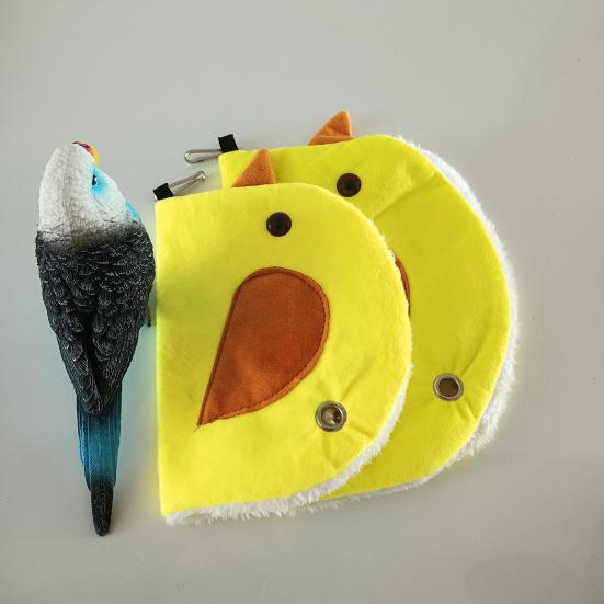 Yousheng Cute Bird Blanket with Hanging Rope Nest Bed Soft Comfortable Non-deformation Cuddle Nest Hanging Toy for Parrots Budgies