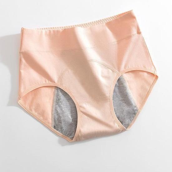 Mutandine Mestruali a Vita Alta Impermeabili in Cotone Mutandine Ciclo Flusso Abbondante Slip Post-Partum per Donna