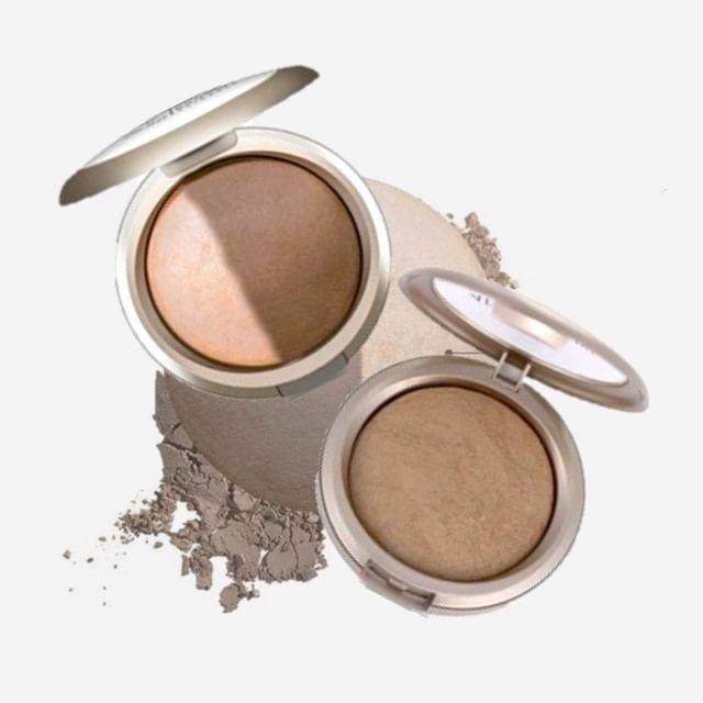 SPENNY - New Contour Powder - 2 Colors #03 Light Skin + Brown - 7.2g