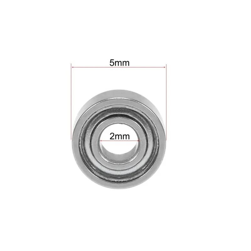 50Pcs Mini MR Series Ball Bearings MR52ZZ MR62ZZ MR63ZZ MR72ZZ MR73ZZ MR74ZZ Double Shielded High Precision Micro Bearings