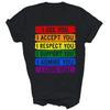 I See Accept Respect Support Admire Gay Pride Lgbt Unisex Shirt Gift
