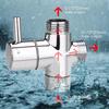Shower Head Switch & Valve: Three-Way Water Splitter and Two-Way Connector