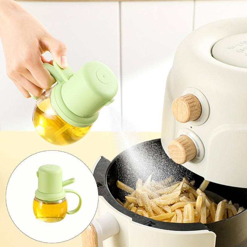 Gleichmäßiger Sprühölspender Flasche Küchenhelfer Mit Tropffreien Ausgießern Perfekt Für Heißluftfrittieren Backen Und Grillen