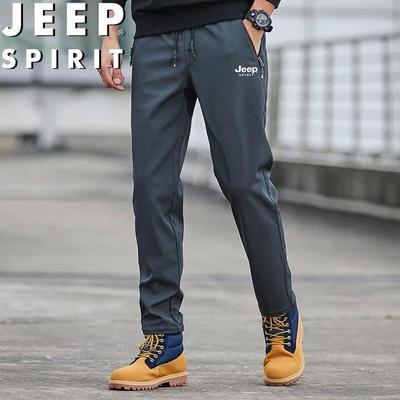 JEEP SPIRIT Men's Loose Fit Outdoor Casual Pants