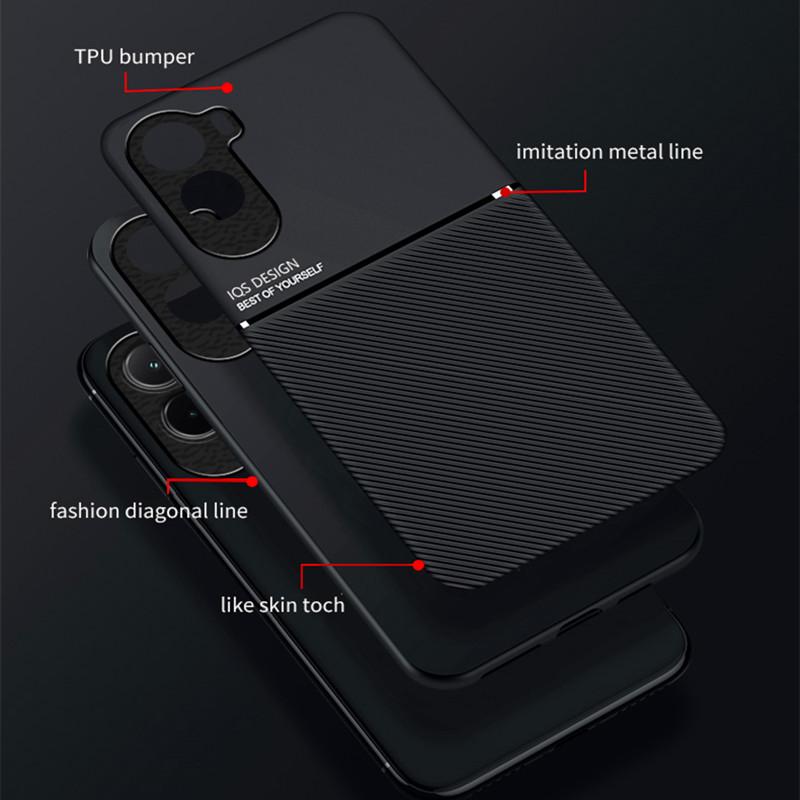 Rugged Non-Slip Case for Xiaomi Poco M7 4G Protective Cover Magnetic Suction Holder Coque Fundas Capa