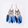 Bohemian Beaded Tassel Earrings: Long, Retro, Ethnic Style for Women