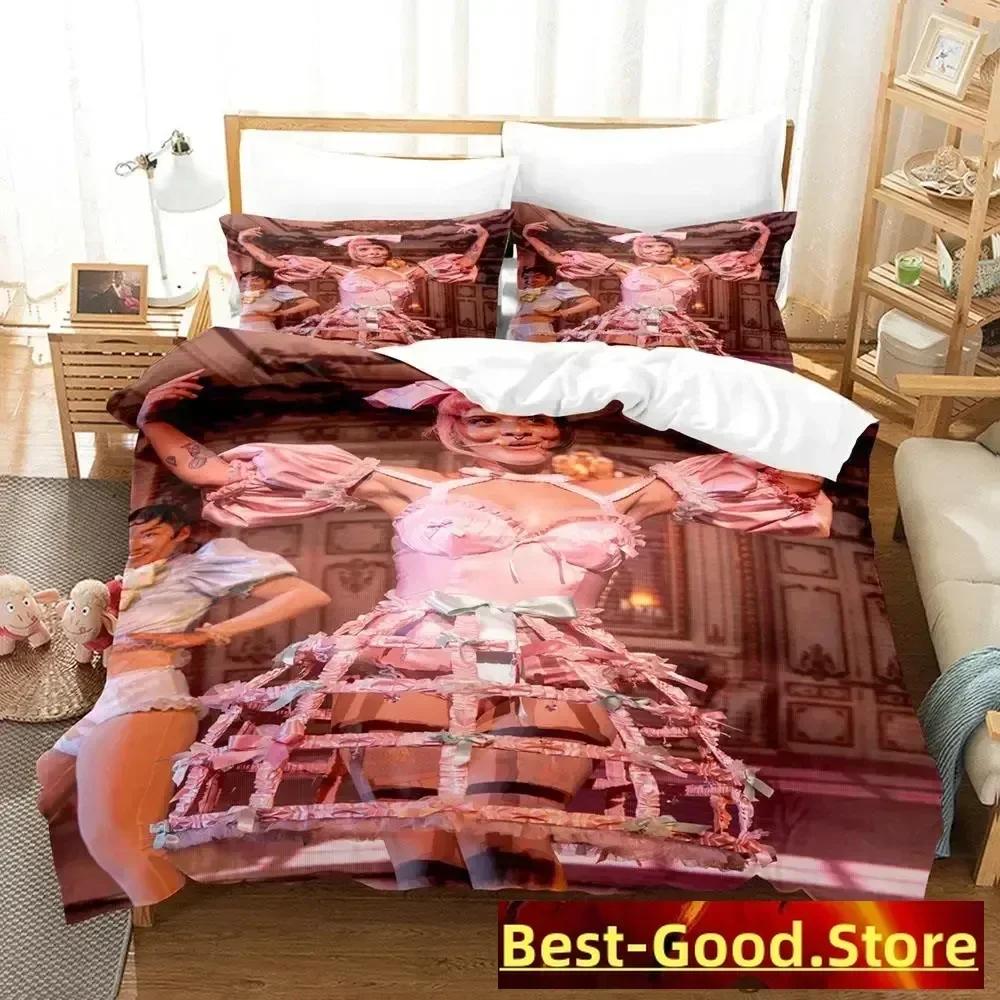 2023 Sexy Singer Melanie Martinez Bedding Set Duvet Cover Sheet Printed Pillowcase Bed Full Queen King Size Comforter Bedroom