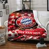 1pc Bayern Munich Blanket, Gift, for Men and Women, Soft Blanket, Good for Sofa Bed Couch Travel, Lightweight Flannel Blanket