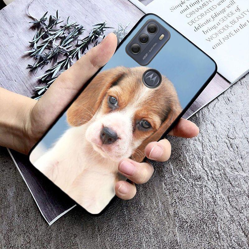 Beagle Dog Phone Case for Motorola Moto EDGE 20pro EDGE 20lite E6 E7 Cover G STYLUS GPLAY GPOWER G 5G PLUS G30 G100 Funda Coque