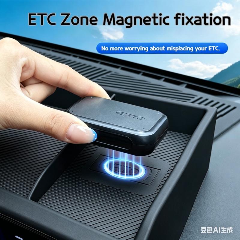 For BMW 5 series i5 G60 2024-2026 Car Third-generation screen rear ETC silicone storage box navigation interior accessory
