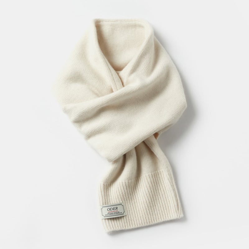 

ODER hole cashwool muffler-ivory IVORY_FREE