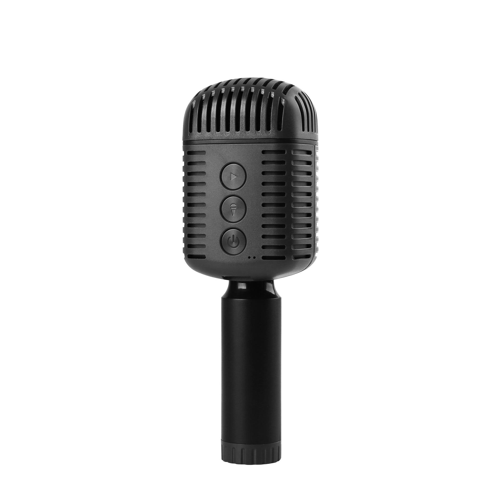

Wireless Bluetooth Karaoke Microphone Speaker, Portable Handheld Mic with HIFI Sound, Magic Voice for Singing, Party, Gift чорний