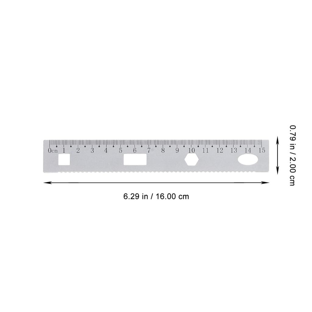FOMIYES Ruler Includes Student Straight Line with for Office and School Use Set, Ruler, Stationery, Ruler, Tool,