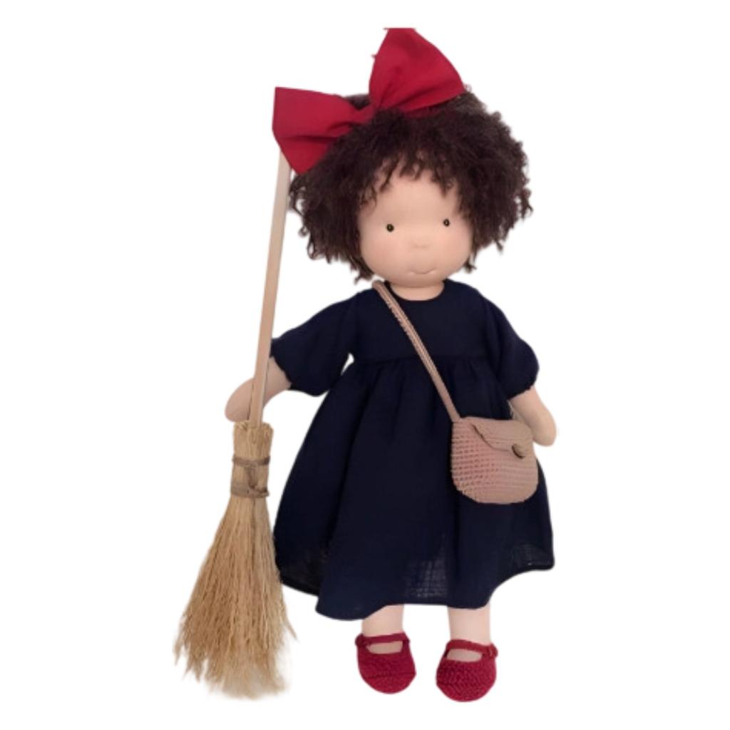- Doll - Handmade Artist Crafted Doll With Interchangeable Outfits, DIY Dress-Up Doll For Creative Play