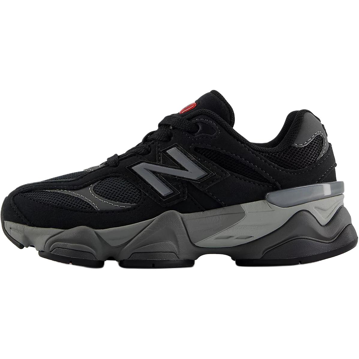

New Balance NB 9060 Soft And Comfortable Abrasion Resistant Low top Kids Running Shoes Black Kids PC9060BK Standard (M) 35