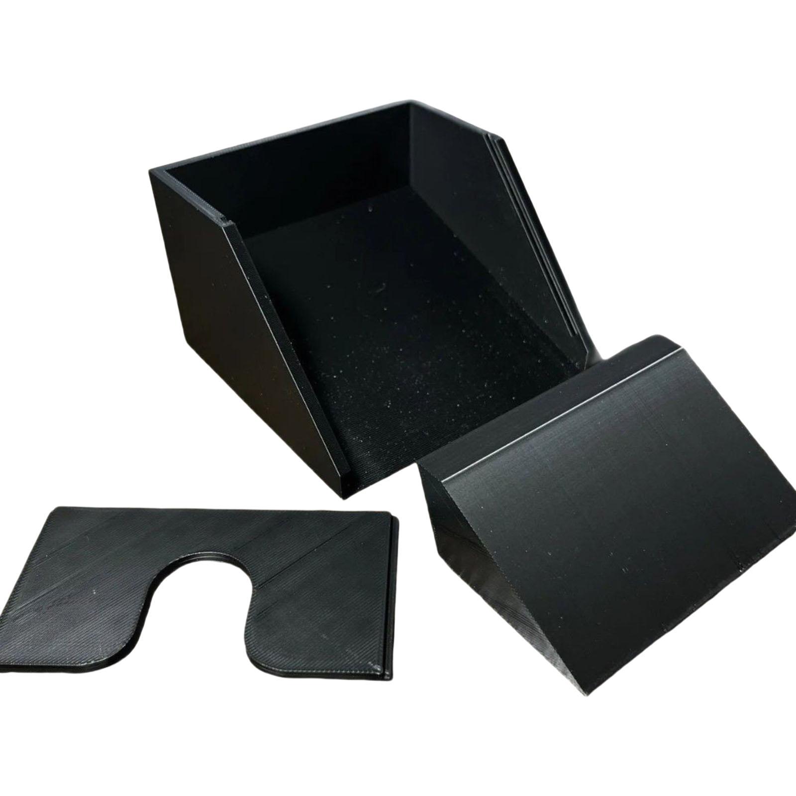 

Диспенсер для карт Колода для раздачи карт Портативный раздатчик карт Держатель лотка для сброса Аксессуар для покерного стола для стандартного размера чёрный