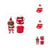 Small Dog Pet Cat Santa Claus Costume Outfit Jumpsuit Clothes Christmas For