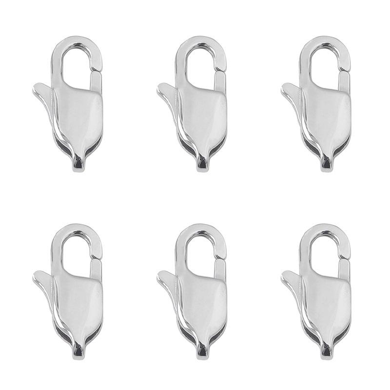 Stainless Steel Lobster Clasp End Cap for Beading Jewelry Accessories