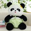 Cap Flowers Panda Plush Toy Cartoon Stuffed Animal Doll Decoration Kids Gift