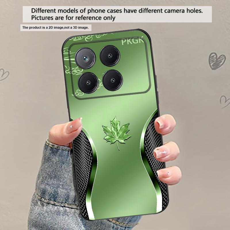 Javorový list s přechodem barev Pro Xiaomi Poco X7 M7 Pro 5G M5 X4Pro M4 6 4G C65 75 F6 F5 X6 5 7 X5 F7 Ultra M5S 4Pro 5G měkké pouzdro na telefon