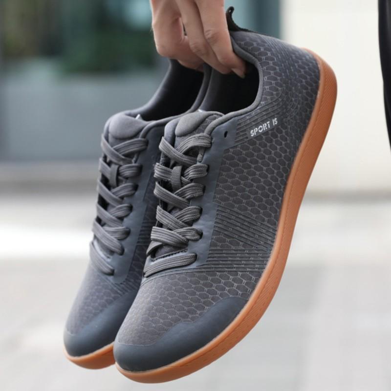 Women Wide Head Outdoor Barefoot Casual Toe Box Shoes Men Breathable Zero Drop Couples Sports Shoes Soft Slip On Walking Sneaker