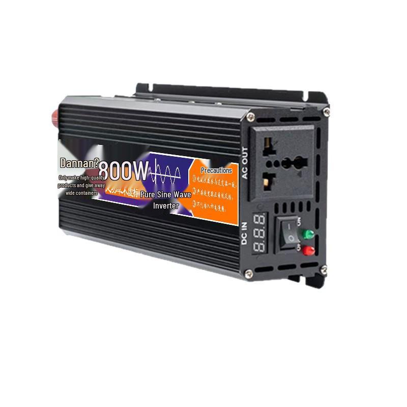 High-Power Foot-Powered Pure Sine Wave Inverter: 12V/24V Trucks to 220V or 48V/60V EV Batteries