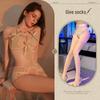 Temptation Lace Bodysuit: Open Crotch Small-Bust Lingerie for Passionate Homewear