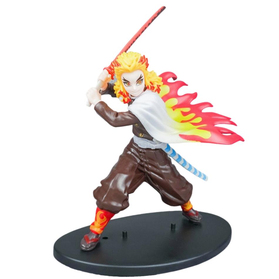 14-22cm Demon Slayer Anime Figure Tanjirou Agatsuma Zenitsu Kyoujurou Anime PVC Model Action Figure Collection Toy for Kids Gift