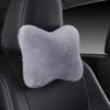 Soft Foam Car Headrest Pillow Plush Cushion Neck Rest Pillow Lumbar Pillow  SUVs Trucks Buses