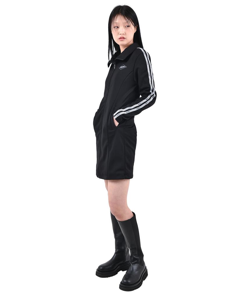 Catharsis Sporty Track Jersey One-Piece Black S M