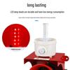 Infrared Motion Sensor Alarm with Sound and Light Alerts, High-Decibel Siren, and Voice Broadcast