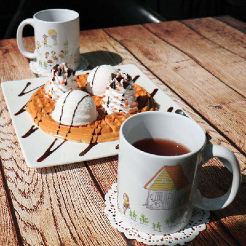 if081-Design Mug 2p-Sweet Potato Digging