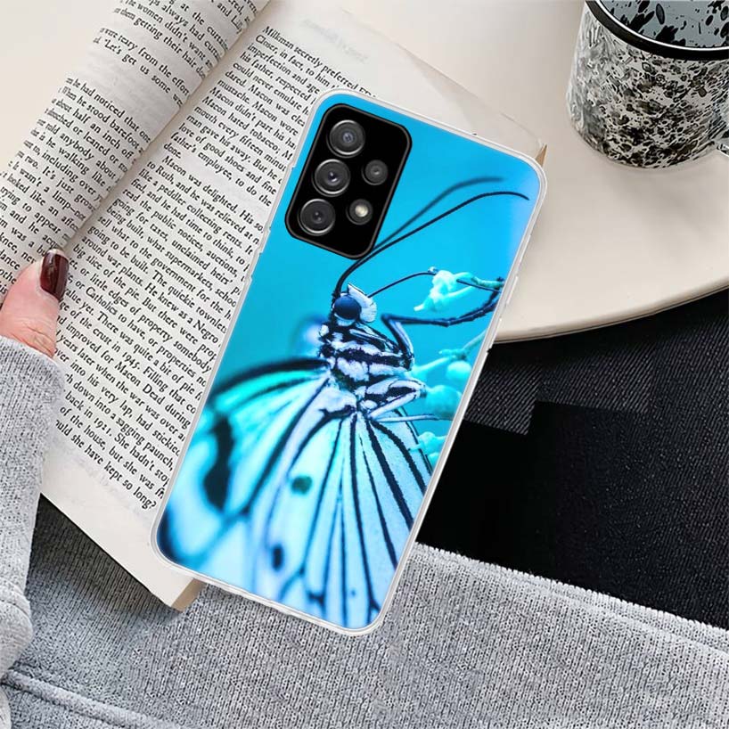 Butterfly Stand Phone Case for Samsung Galaxy A17 A16 A15 A14 A13 A57 A56 A55 A54 A53 A37 A36 A35 A34 A33 A26 A25 A24 A23 Galaxy