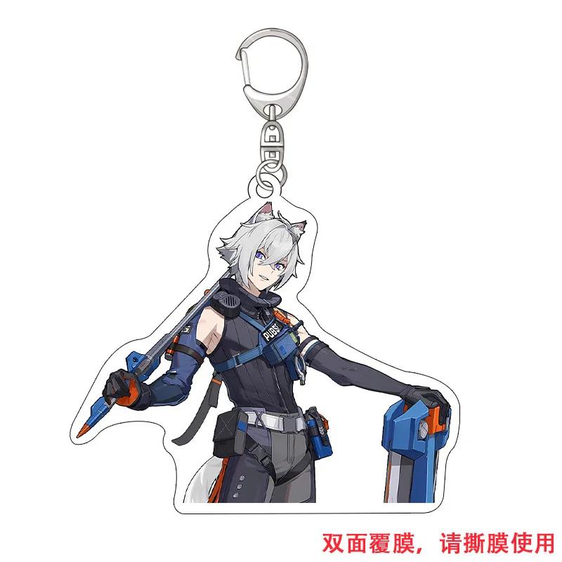 

Game Zenless Zone Zero ZZZ Nicole Demara Ben Bigger Cosplay Keychains Bag Pendant Acrylic Keyrings Key Chain Accessories Prop