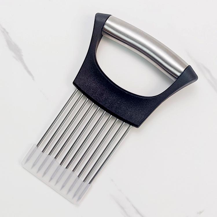 Stainless Steel Onion Slicer & Meat Tenderizer Tool