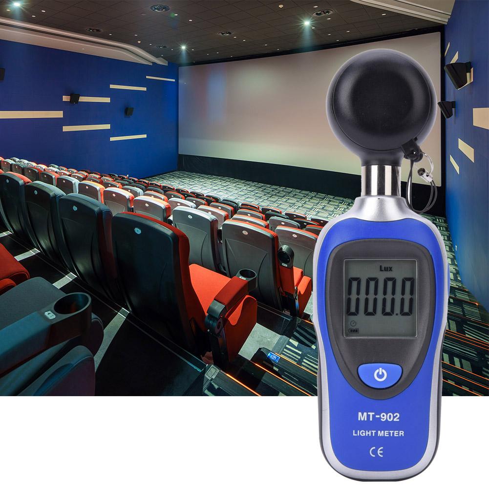 MT 902 Digitales LCD-Lichtmessgerät Illuminometer Photometer FC-Tester 0 200K Lx 0 20KFc