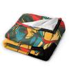 One Punch Man Saitama Anime Graphic Super Warm Blanket  Picnic Plush Bedding Throws Print Flannel Bedspread Sofa Bed Cover