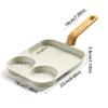 Multi-Section Breakfast Frying Pan 3 In1 Cookware Steak Pot Egg Frying Pan  Breakfast Preparation