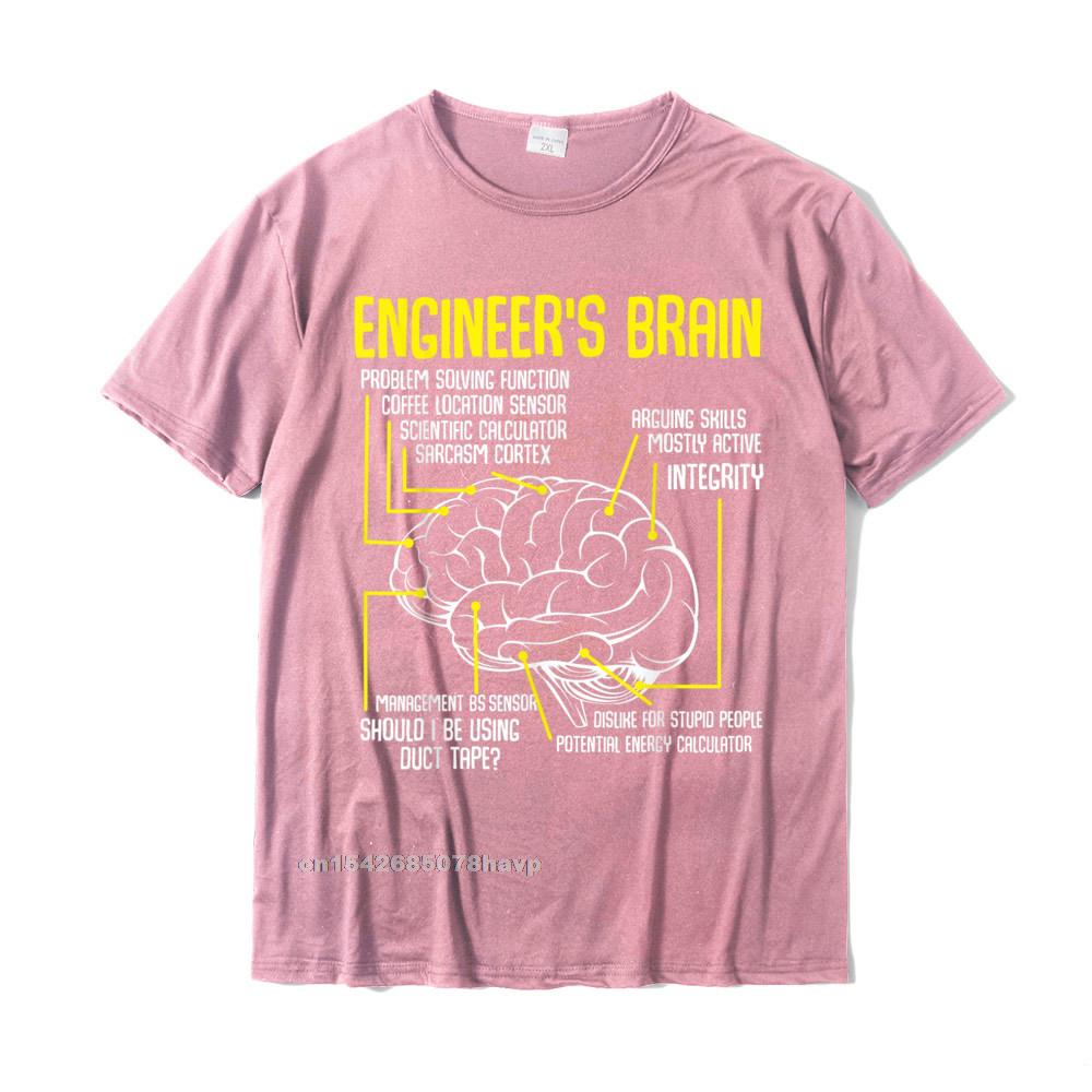 Engineers Brain Funny Engineering Games Process Funny TShirt Unisex Slim Fit Gift Tops Tees Cotton Tshirts Fitness Tight