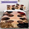 Michael Jackson Iconic Military Stage Outfit Threepiece Set Without Core 1 Duvet Cover 2 Pillowcase Without Core Bedding Set