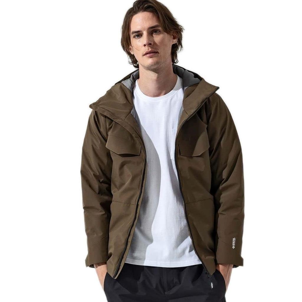 TEX INFINIUM Down Medium +phenix Men's Jacket, Khaki,