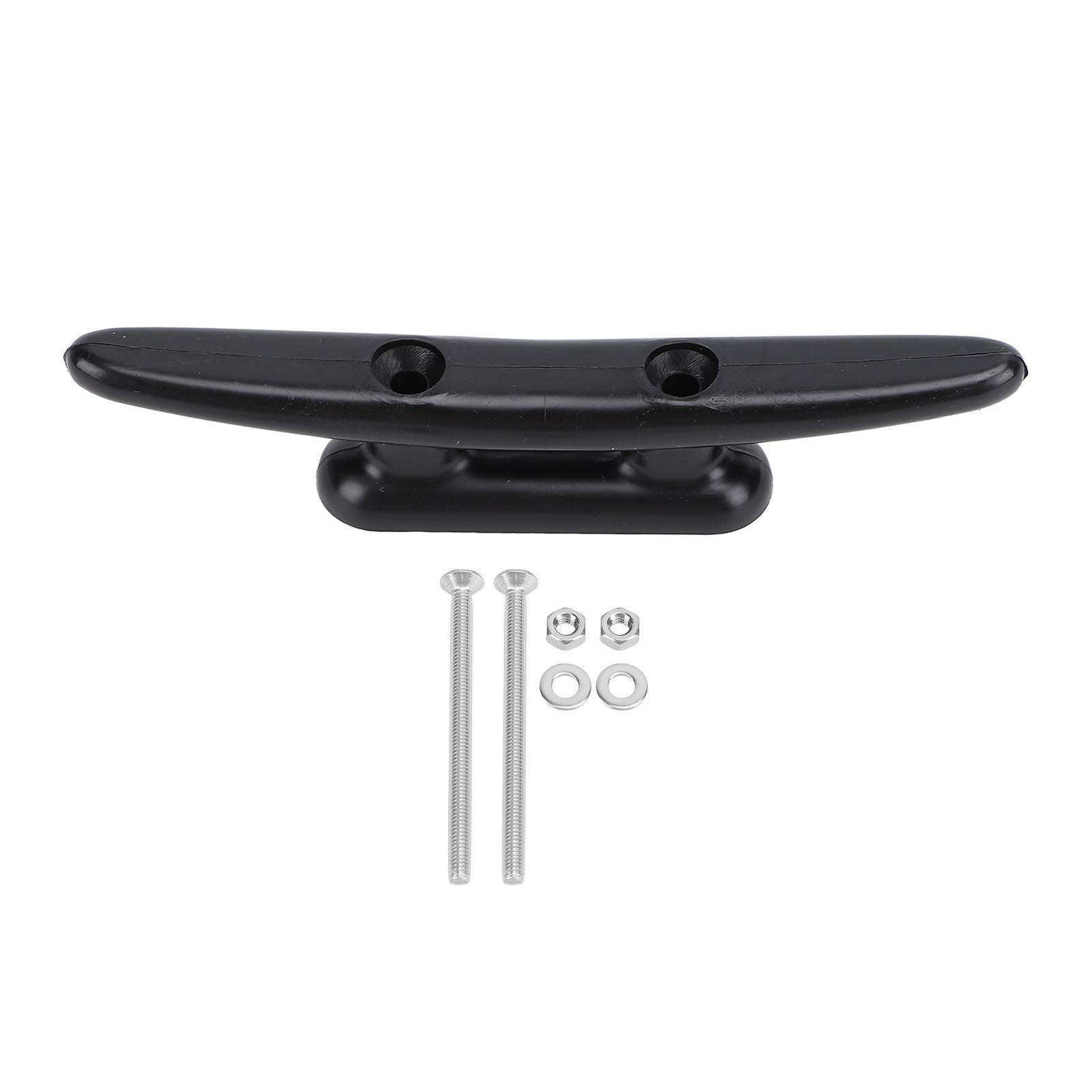 

Утка для лодок, черная нейлоновая, прочная на разрыв, утка для морской палубы, декор для морского декора 152mm/5.98in