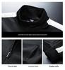 Spring & Autumn Men's Casual Sports Cardigan Jacket & Pants Set - Middle-Aged Workwear or School Uniform