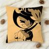 BBendy And The Ink Machine Doublesided Printed Square Decorative Cushion Cover for Sofa Living Room Home Decor