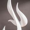 Abstract Flame Figurine for Desktop Display, Resin Sculpture Living Room And Bedroom