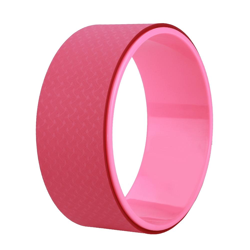 Stretch Roller Wheel Abdominal Exerciser Indoor Fitness Equipment (Pink)