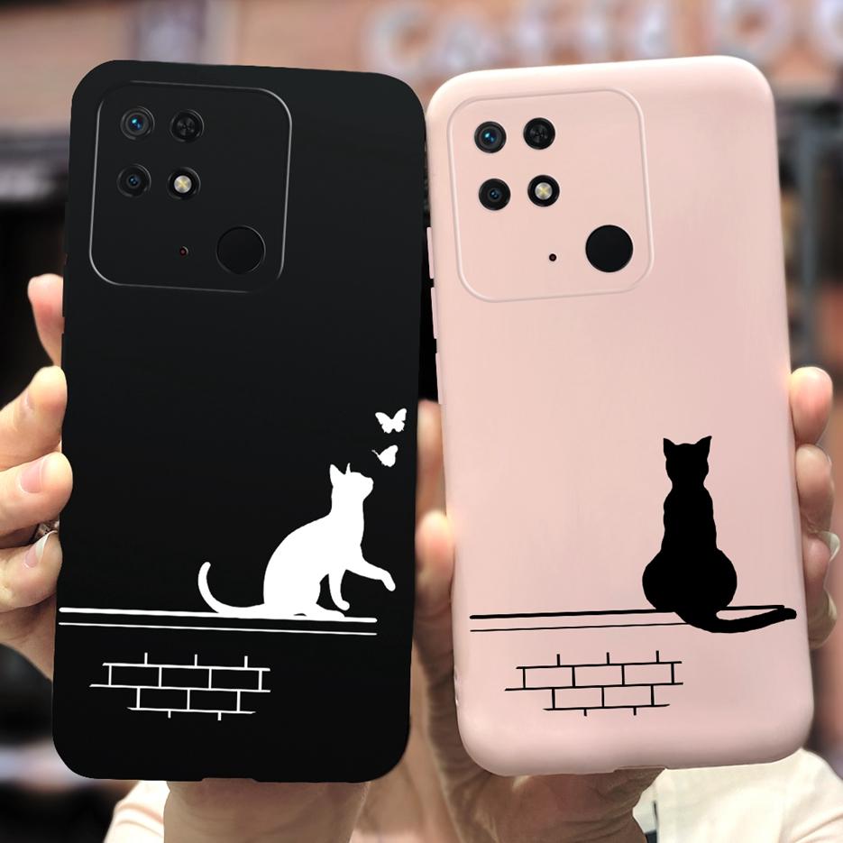 For Xiaomi Redmi 10C Case Cute Alien Cat Cartoon Cover Soft Silicone Phone Case For Xiaomi Redmi 10C 10 C Redmi10C Fundas Bumper